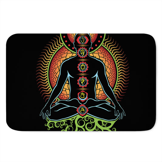 The Seven Chakras Print Indoor Door Mat
