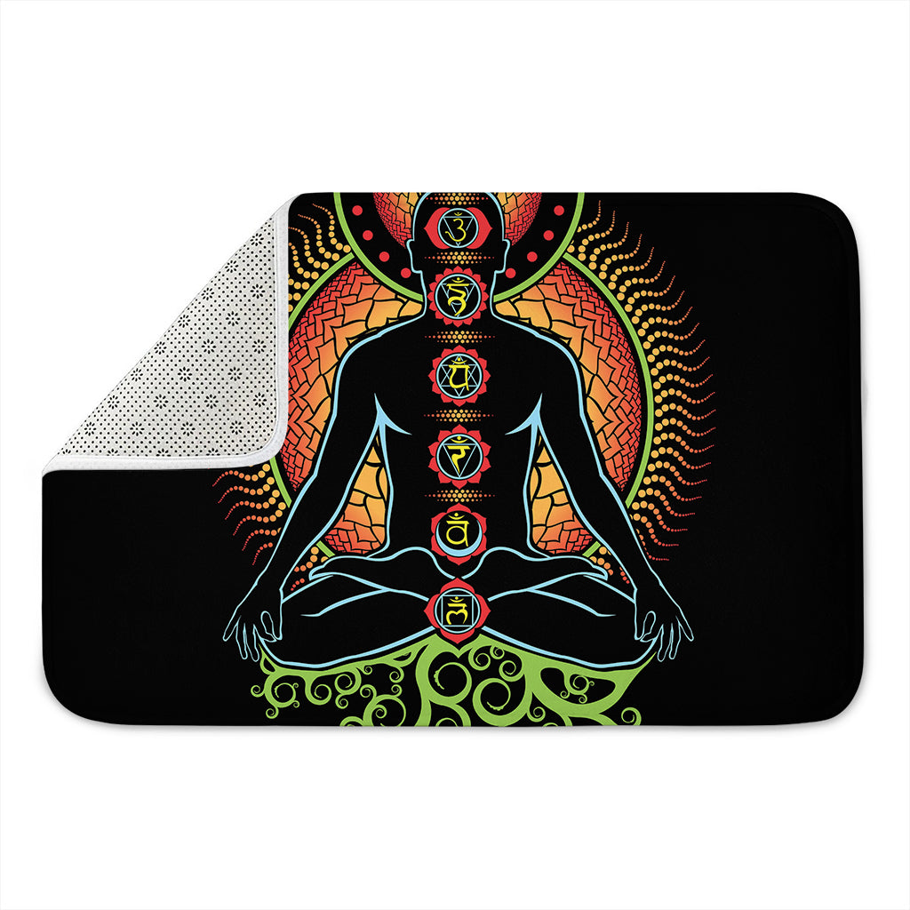 The Seven Chakras Print Indoor Door Mat