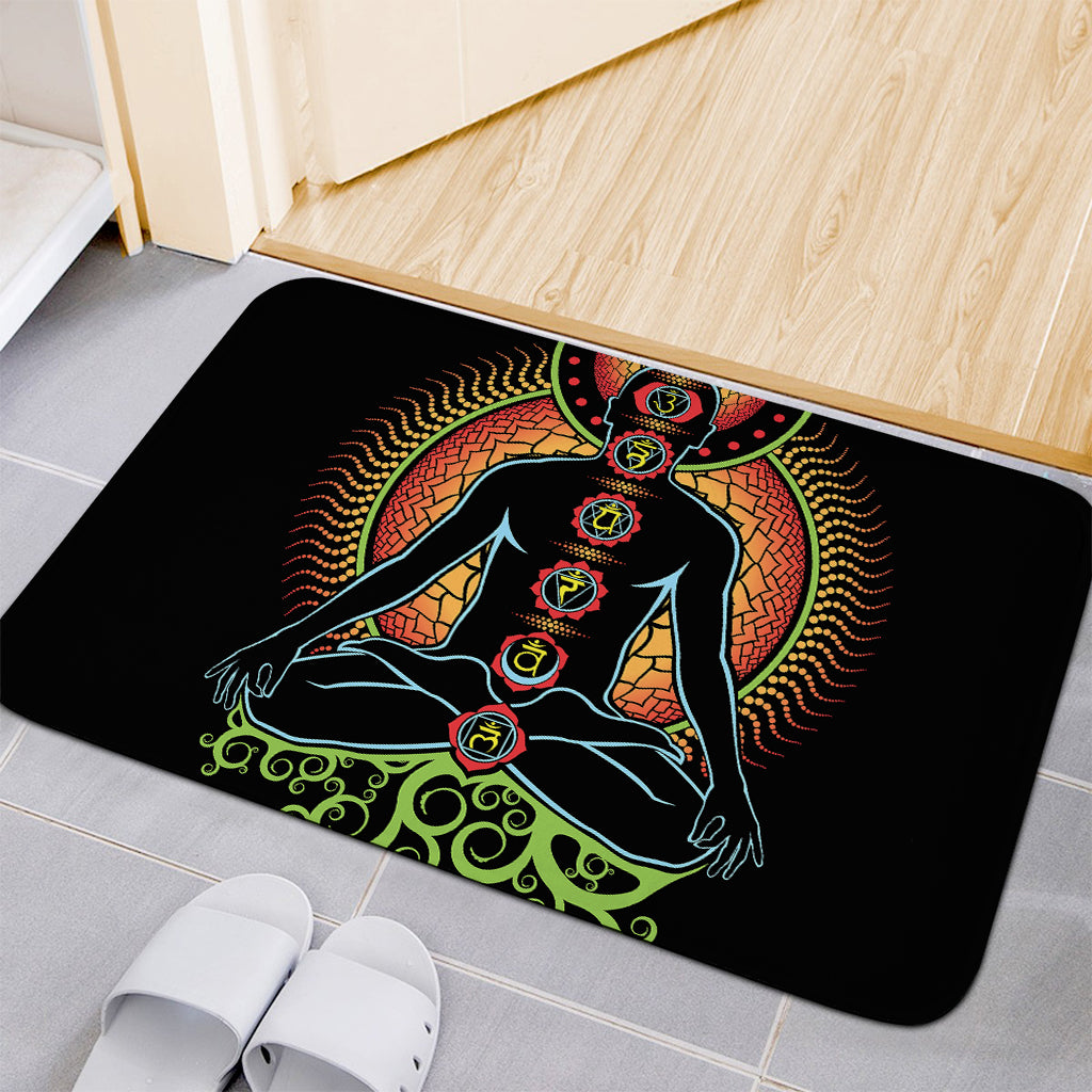 The Seven Chakras Print Indoor Door Mat