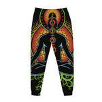 The Seven Chakras Print Jogger Pants