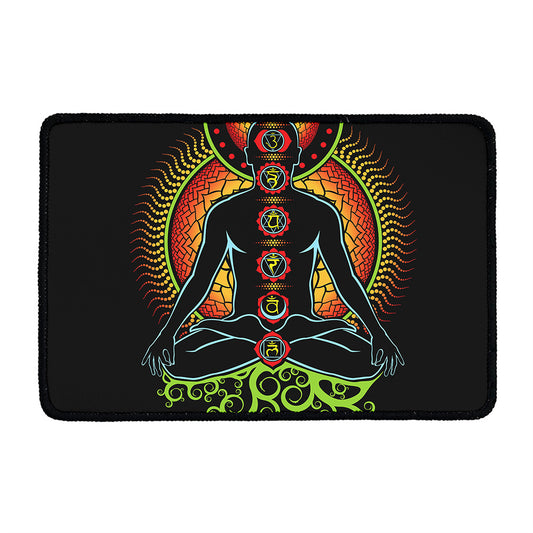 The Seven Chakras Print Kitchen Mat