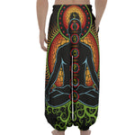 The Seven Chakras Print Lantern Pants