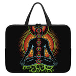 The Seven Chakras Print Laptop Sleeve With Handle