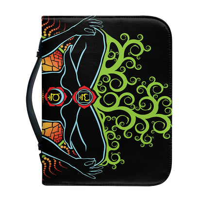 The Seven Chakras Print Leather Bible Cover