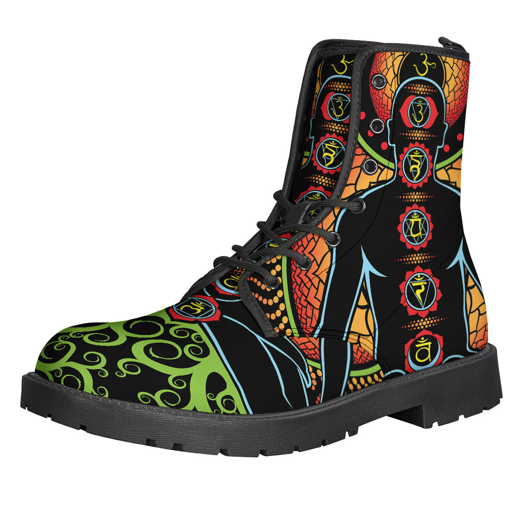 The Seven Chakras Print Backpack