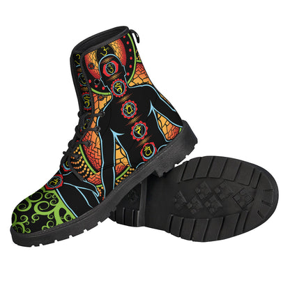 The Seven Chakras Print Backpack