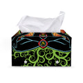 The Seven Chakras Print Leather Tissue Box Cover