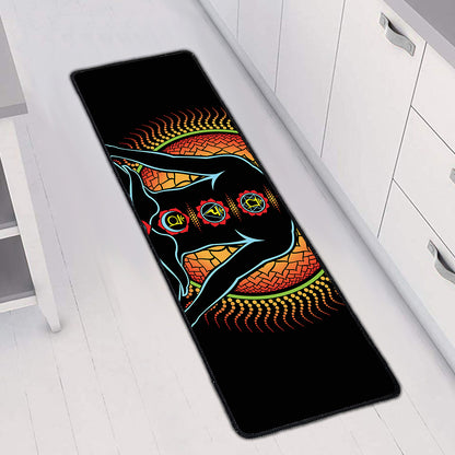 The Seven Chakras Print Long Kitchen Mat