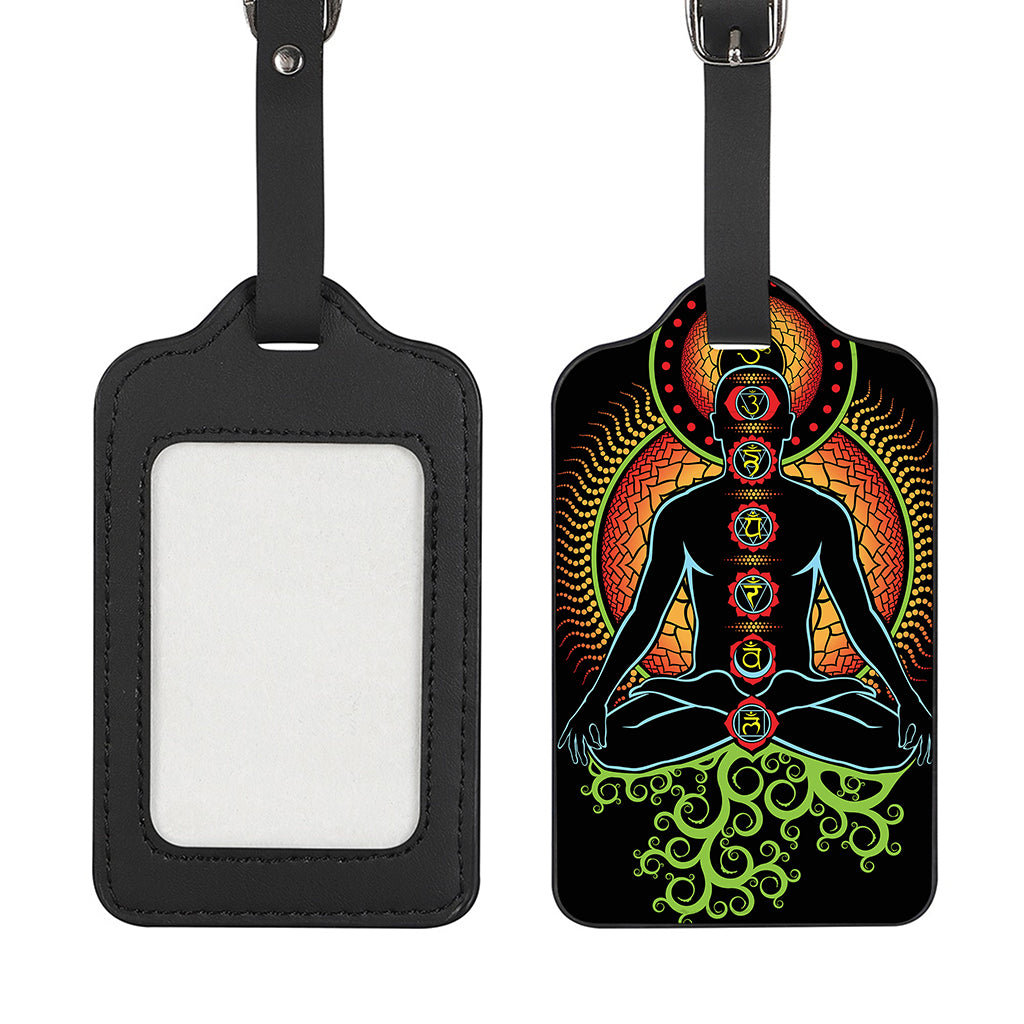The Seven Chakras Print Luggage Tag