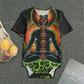 The Seven Chakras Print Men's Bodysuit