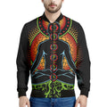 The Seven Chakras Print Men's Bomber Jacket