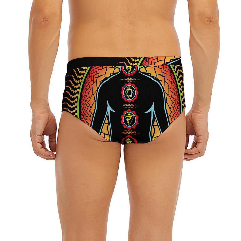 The Seven Chakras Print Men's Briefs
