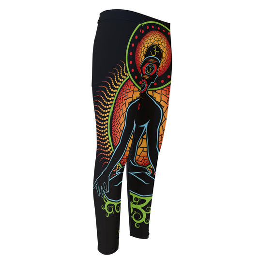 The Seven Chakras Print Men's Compression Pants