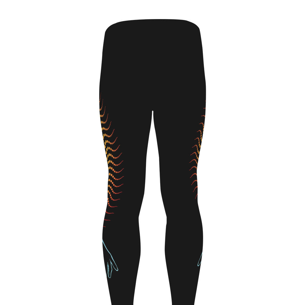 The Seven Chakras Print Men's leggings