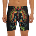 The Seven Chakras Print Men's Long Boxer Briefs