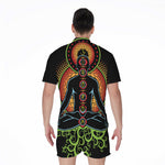 The Seven Chakras Print Men's Rompers