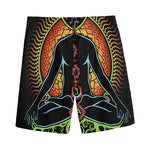 The Seven Chakras Print Men's Sports Shorts