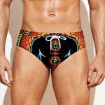 The Seven Chakras Print Men's Swim Briefs