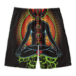 The Seven Chakras Print Men's Swim Trunks