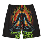 The Seven Chakras Print Men's Swim Trunks