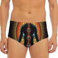 The Seven Chakras Print Men's Triangle Swim Briefs