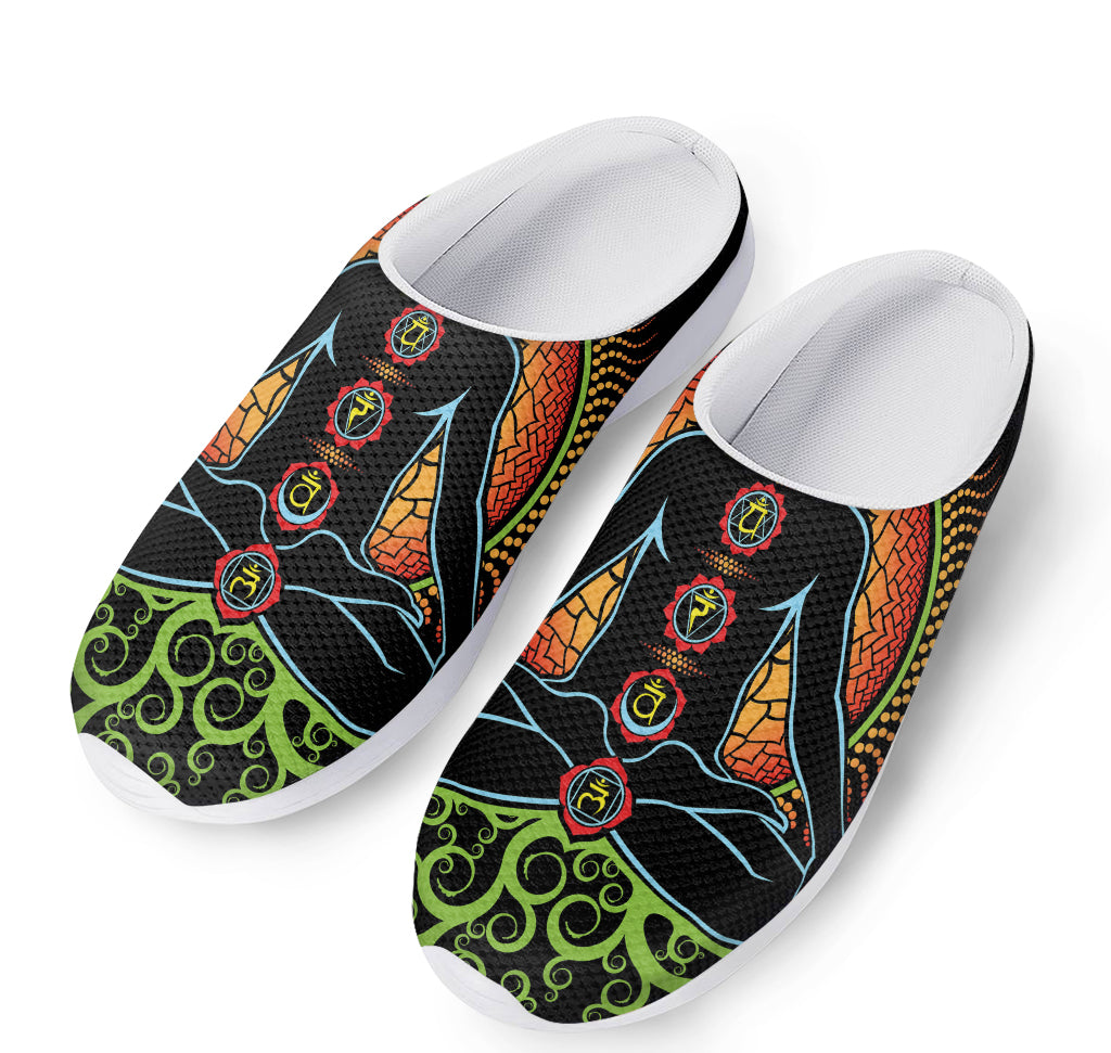 The Seven Chakras Print Mesh Casual Shoes