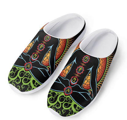 The Seven Chakras Print Mesh Casual Shoes