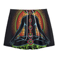The Seven Chakras Print Mesh Shorts