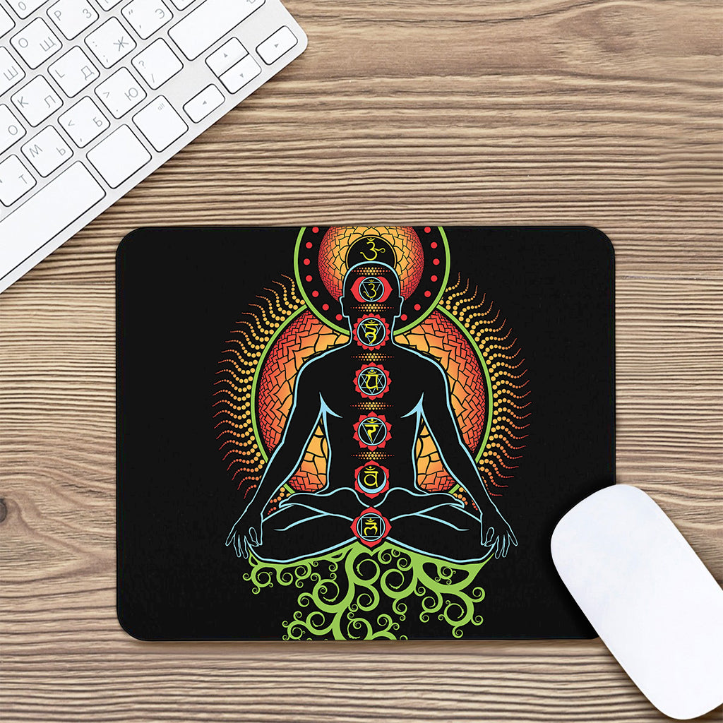 The Seven Chakras Print Mouse Pad