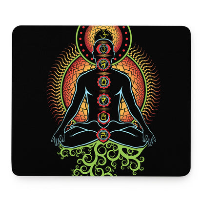 The Seven Chakras Print Mouse Pad
