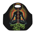 The Seven Chakras Print Neoprene Lunch Bag
