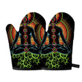 The Seven Chakras Print Oven Mitts