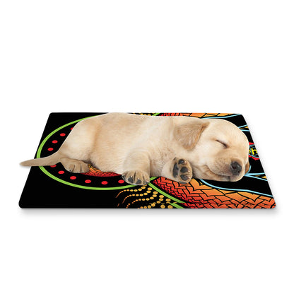The Seven Chakras Print Pet Cooling Mat Cover