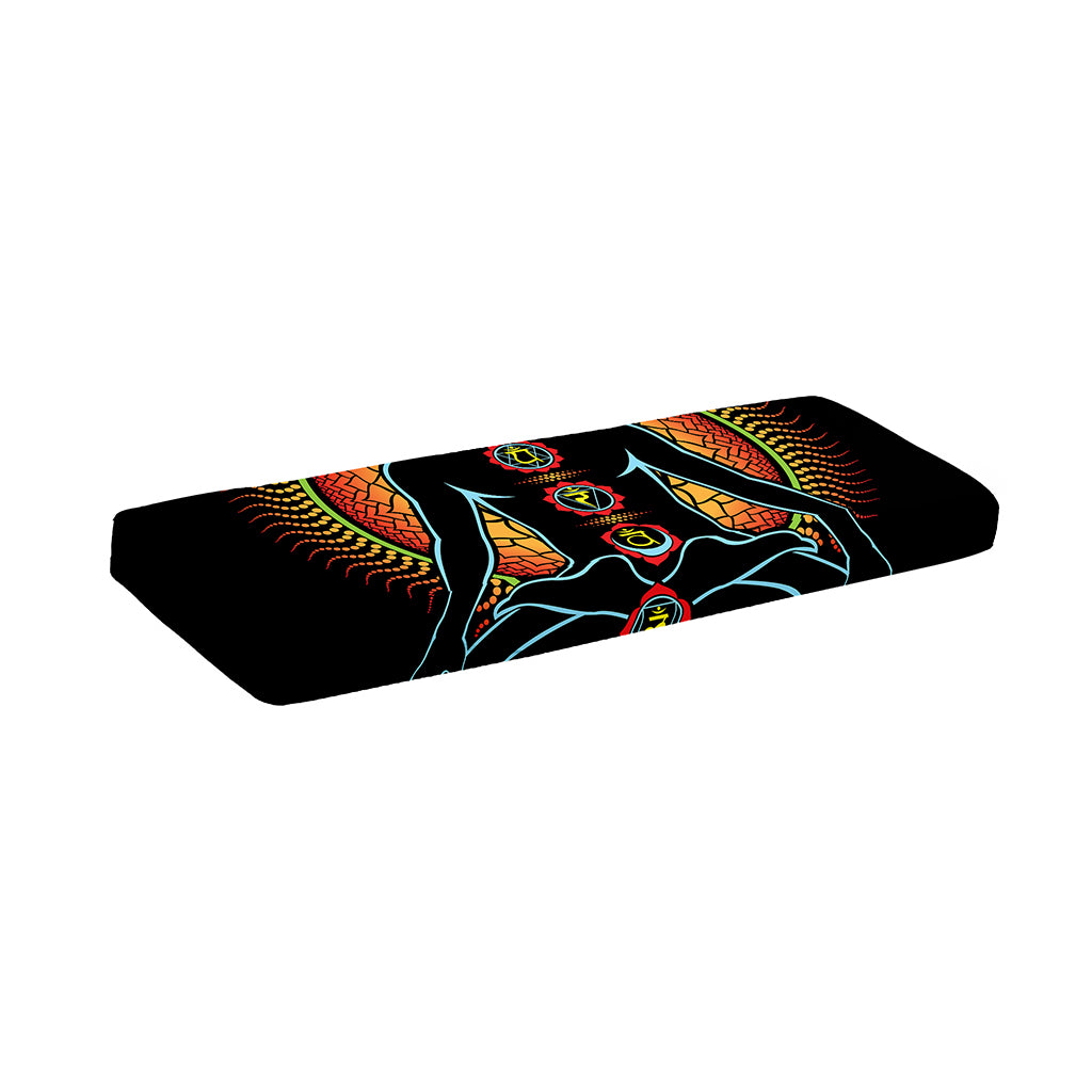 The Seven Chakras Print Piano Keyboard Cover