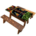 The Seven Chakras Print Picnic Table Cover