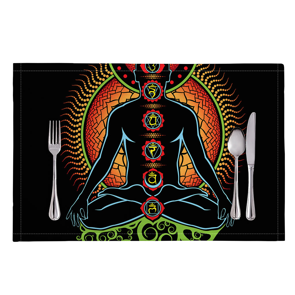 The Seven Chakras Print Placemat