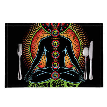 The Seven Chakras Print Placemat