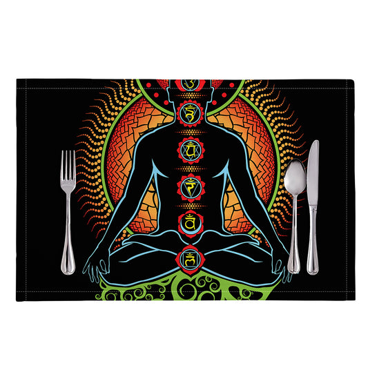 The Seven Chakras Print Placemat
