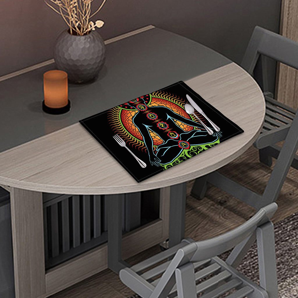 The Seven Chakras Print Placemat