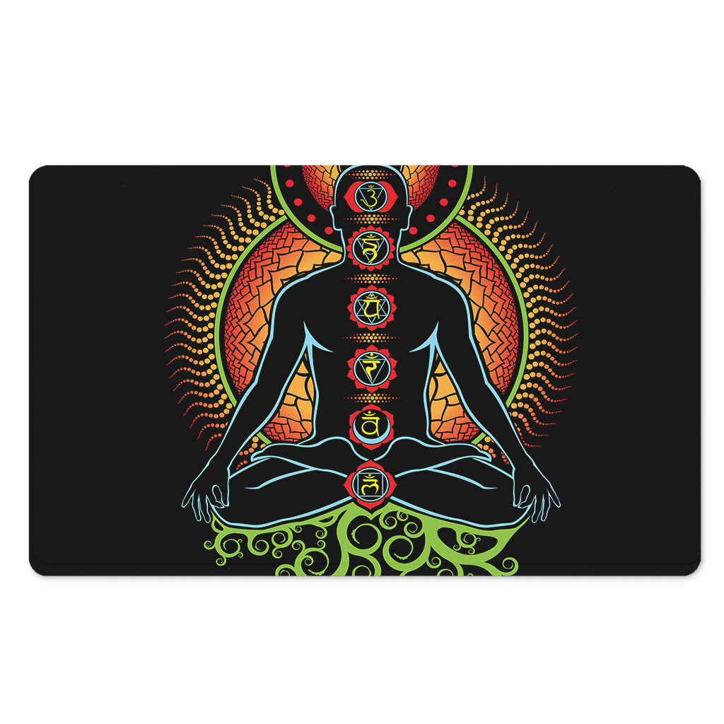 The Seven Chakras Print Polyester Doormat