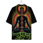 The Seven Chakras Print Rayon Hawaiian Shirt