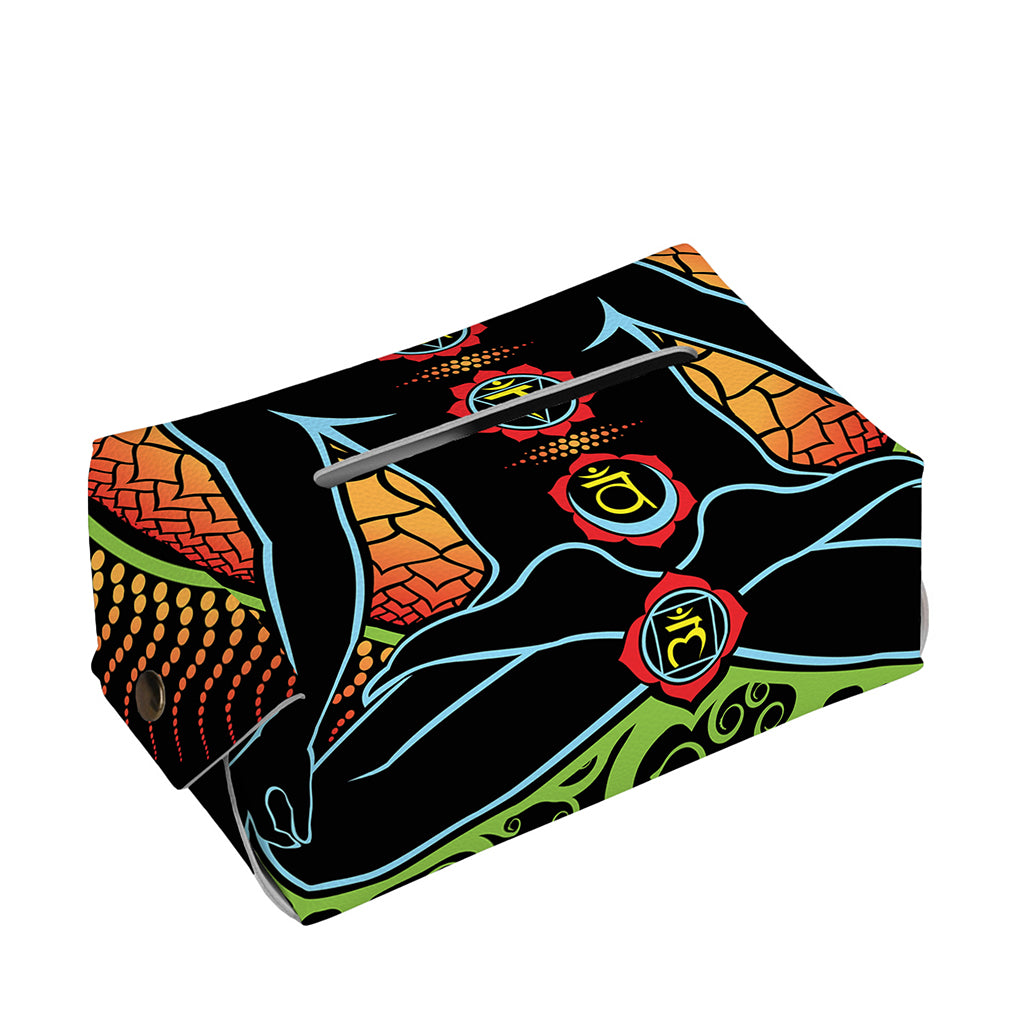 The Seven Chakras Print Rectangle Tissue Box Cover