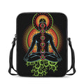 The Seven Chakras Print Rectangular Crossbody Bag