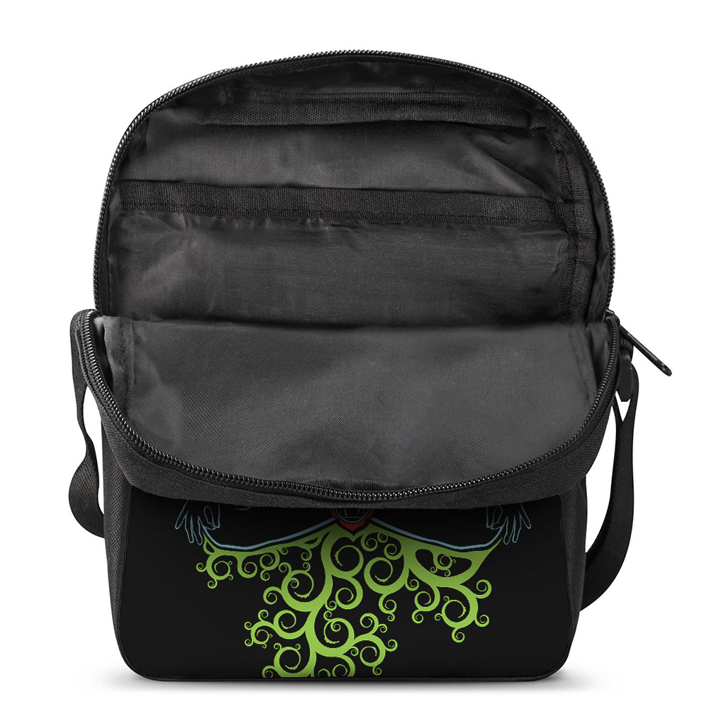 The Seven Chakras Print Rectangular Crossbody Bag