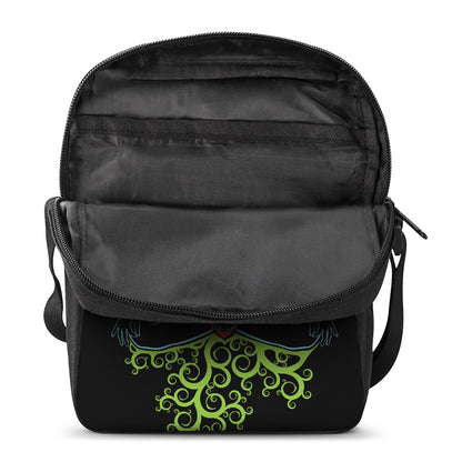 The Seven Chakras Print Rectangular Crossbody Bag