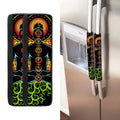 The Seven Chakras Print Refrigerator Handle Covers