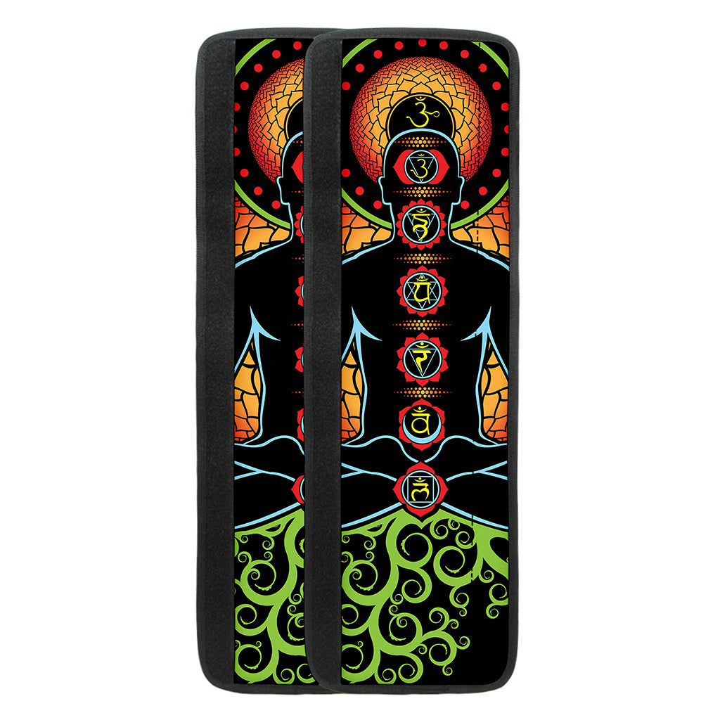 The Seven Chakras Print Refrigerator Handle Covers