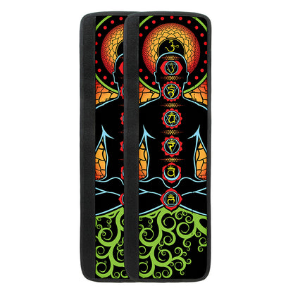 The Seven Chakras Print Refrigerator Handle Covers
