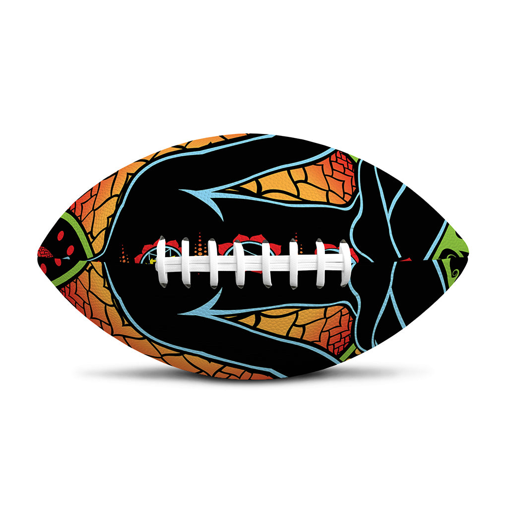 The Seven Chakras Print Rugby Ball