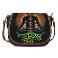 The Seven Chakras Print Saddle Bag